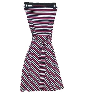 NWT H&M strapless striped dress XS